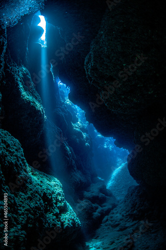 view of underwater cave