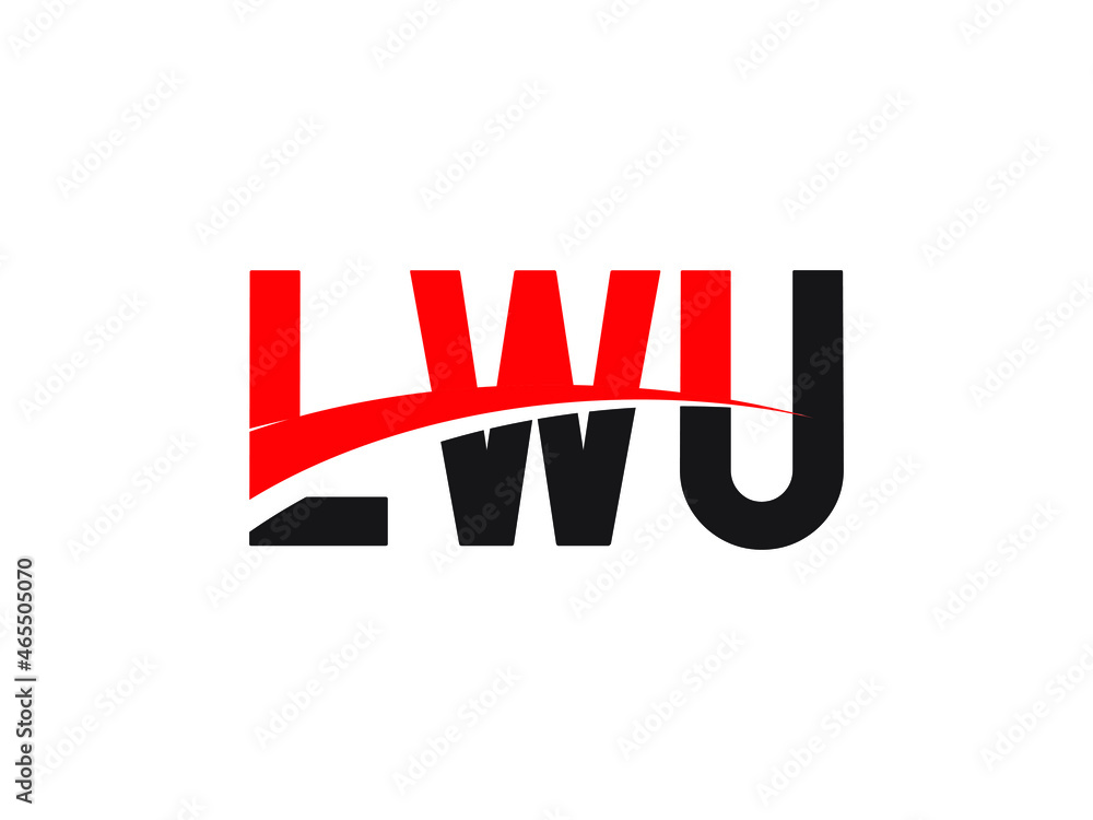 LWU Letter Initial Logo Design Vector Illustration LWU Letter Initial Logo Design Vector Illustration