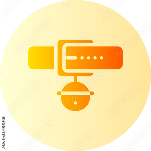 pet collar gradient icon