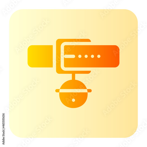 pet collar gradient icon
