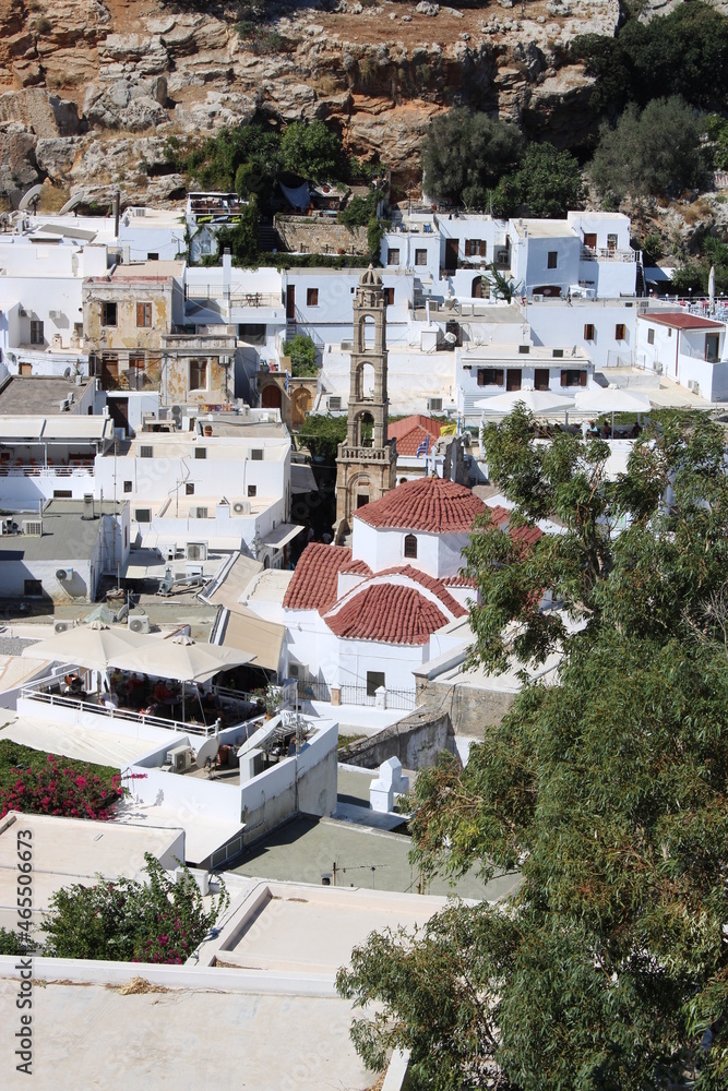 Fototapeta premium Kirche von Lindos