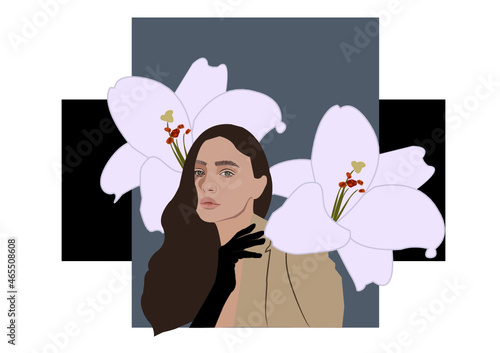 girl and lily