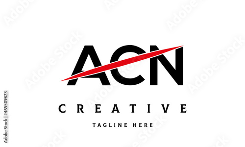 ACN creative three latter logo vector