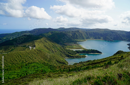 viewpoint over lake fogo on the azores © chriss73
