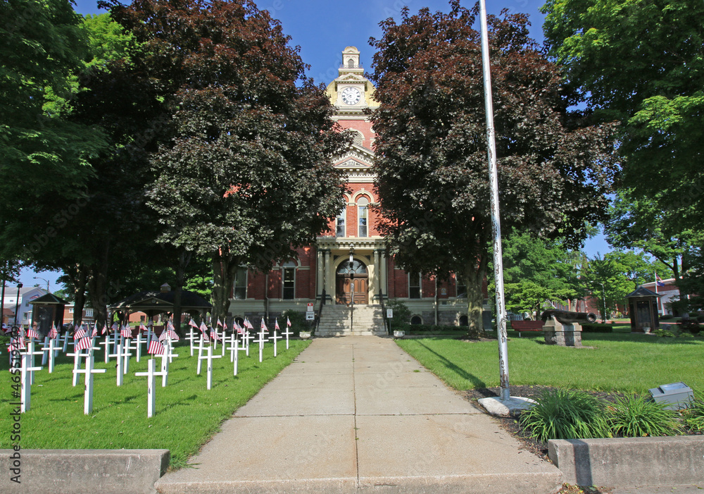 LaGrange County Courthouse is a historic courthouse located in LaGrange