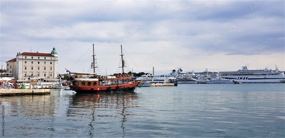 boats in the harbour