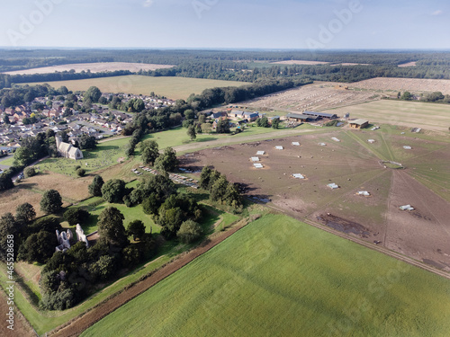 aerial view of norfolk landscape © jayfish