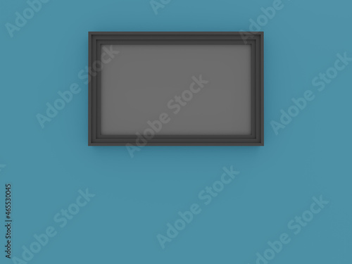 Obraz na płótnie Frame on the wall.3d illustration.