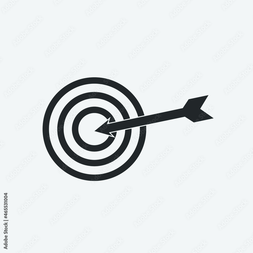 Darts vector icon illustration sign Darts vector icon illustration sign