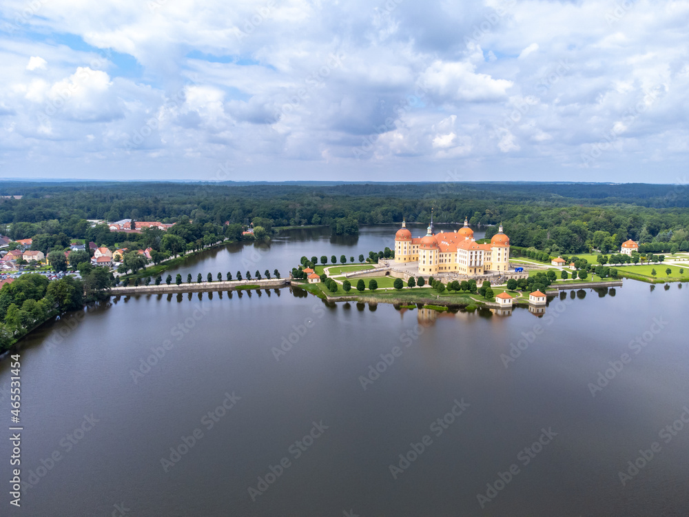 Moritzburg Castle from the air