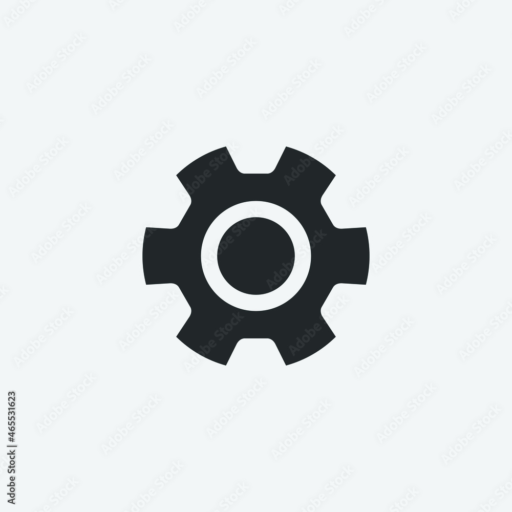 Gears vector icon illustration sign Gears vector icon illustration sign