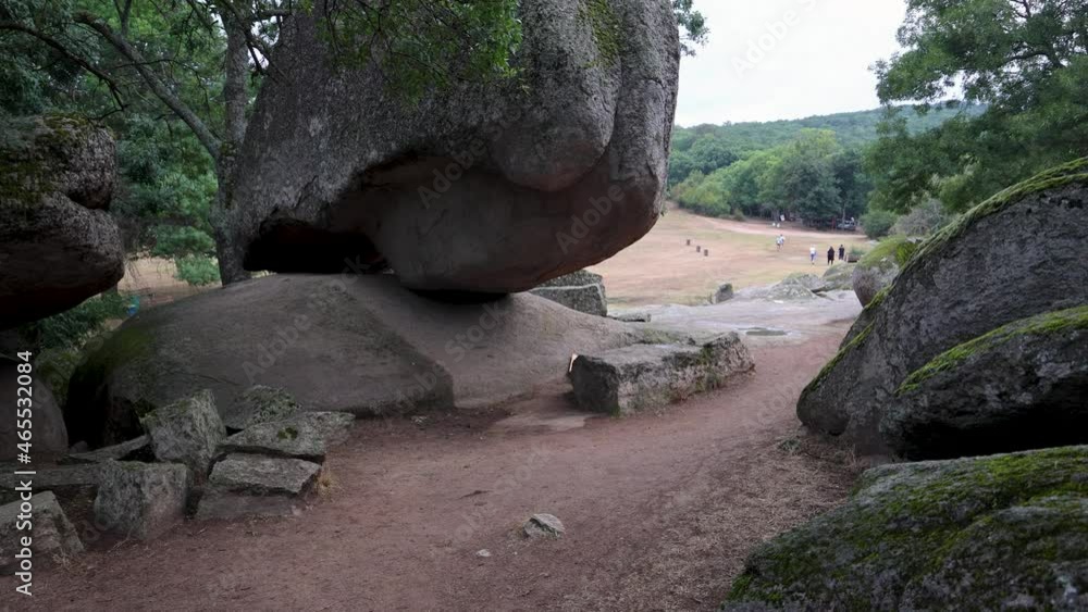 Rocks in Thracian Sanctuary – Beglik Tash Observatory near Primorsko town in Bulgaria, 4k Rocks in Thracian Sanctuary – Beglik Tash Observatory near Primorsko town in Bulgaria, 4k