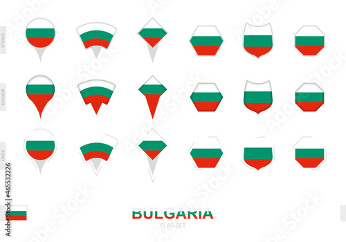 Collection of the Bulgaria flag in different shapes and with three different effects. Free Download Collection of the Bulgaria flag in different shapes and with three different effects. - GFXLoad