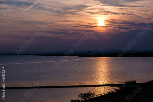 夕日