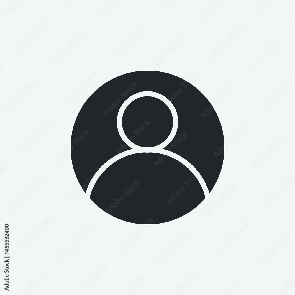 Profile vector icon illustration sign Profile vector icon illustration sign
