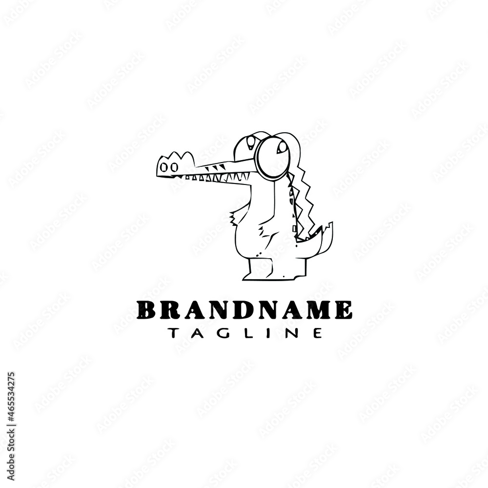 cute crocodile logo icon design vector illustration cute crocodile logo icon design vector illustration