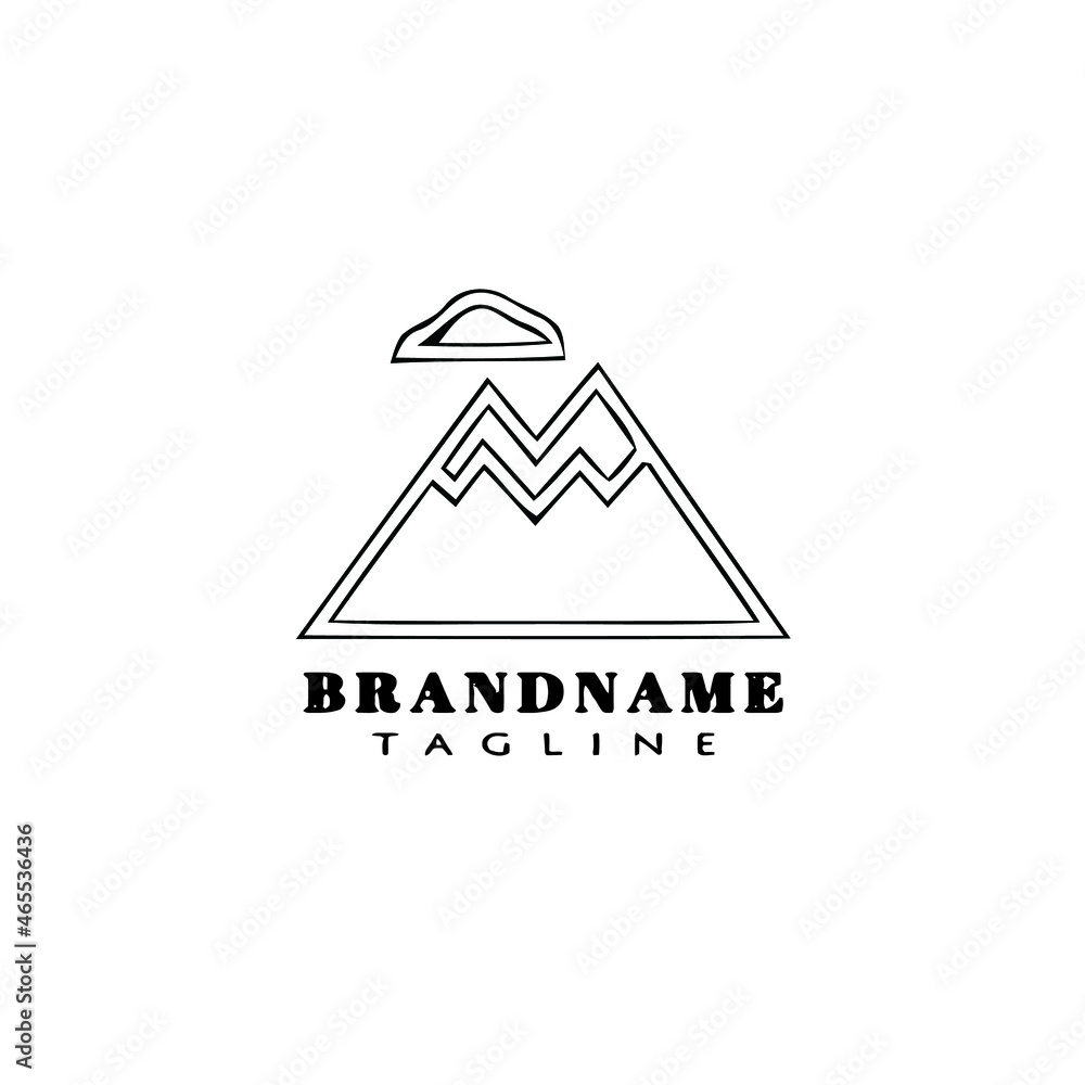 mountain logo icon template vector illustration mountain logo icon template vector illustration