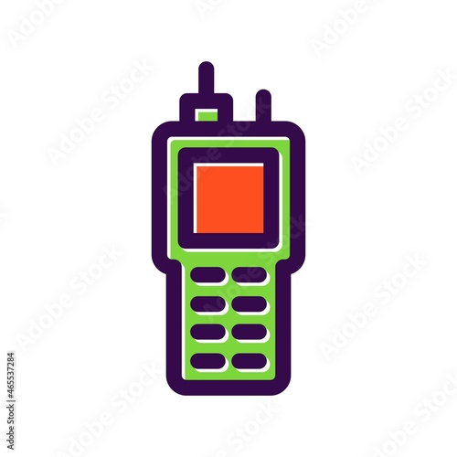 Walkie talkie Filled Vector Icon Design