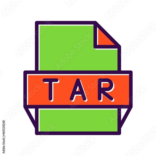 Tar Filled Vector Icon Design