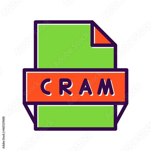 Cram Filled Vector Icon Design