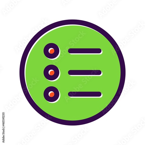 Menu Filled Vector Icon Design