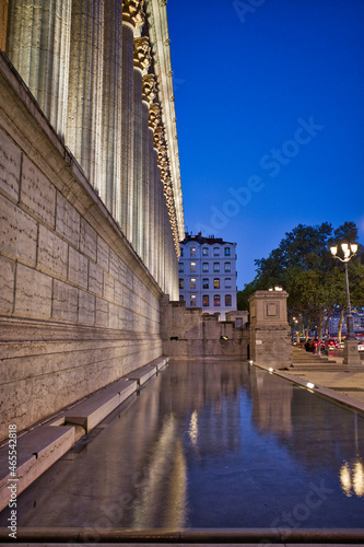 Palais de justice Lyon Nuit