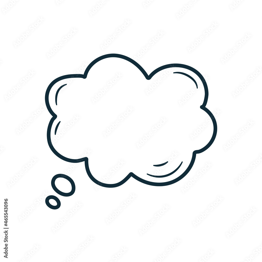 hand drawing speech bubbles or talk bubbles hand drawing speech bubbles or talk bubbles