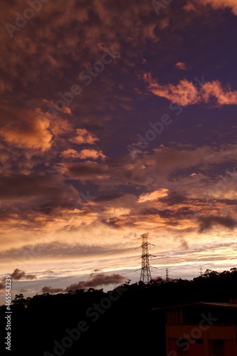 sunset clound  sky