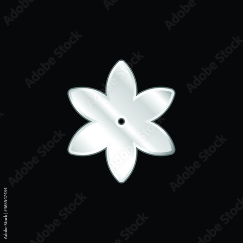 Anise silver plated metallic icon