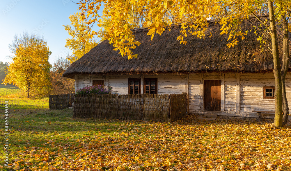 Rural autumn landscapes. East Europe.