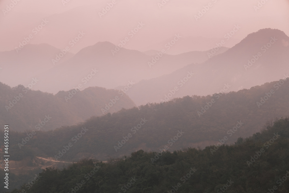 Scenery of Dabie Mountain in Xinyang, Henan