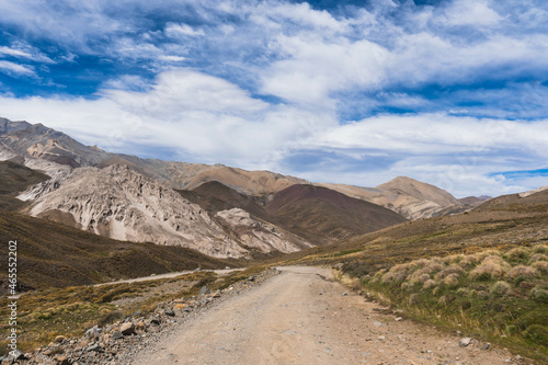 Mountain roads to the Andes.