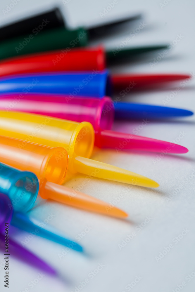Blue plastic ballpoint pen . High quality photo Blue plastic ballpoint pen . High quality photo