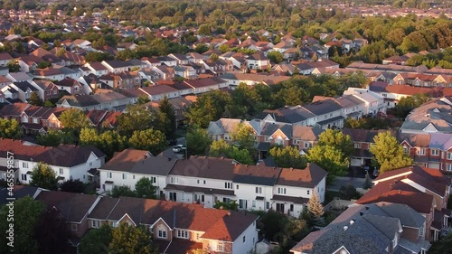 An aerial view of Barrhaven cityscape