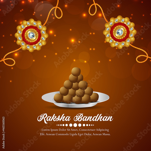 Indian festival rakhsa bandhan festival of brother and sister bond background