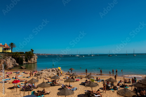 The seaside in Cascais, Portugal
