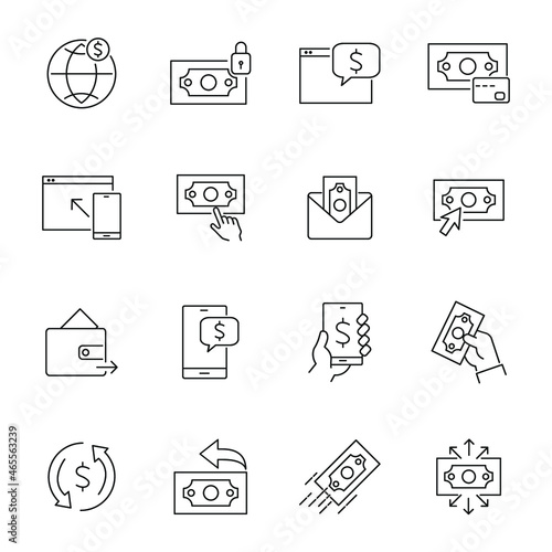 payment icons set. payment pack symbol vector elements for infographic web