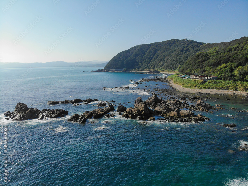 高知県黒潮町　伊の岬の風景