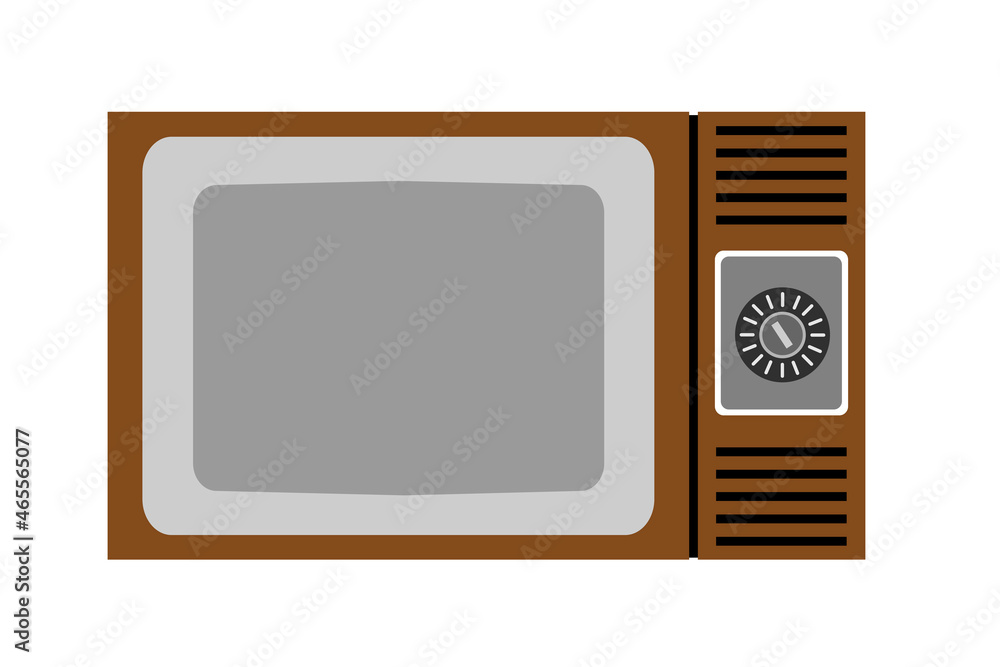 ブラウン管テレビのイラスト Stock ベクター Adobe Stock