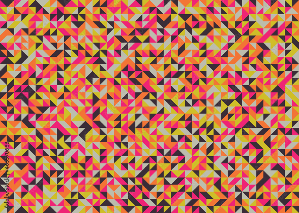 Abstract Geometric Pattern generative computational art illustration