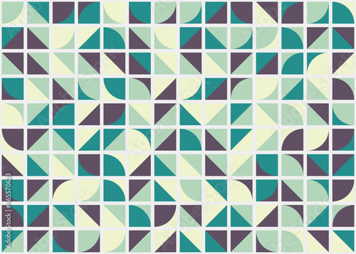 Abstract Geometric Pattern generative computational art illustration