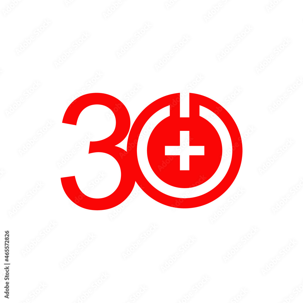 30 Years Anniversary Vector Template 30 Years Anniversary Vector Template