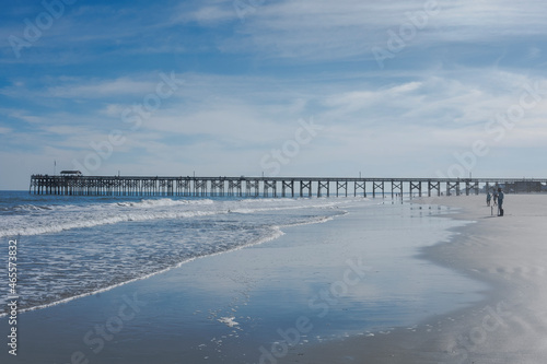 pier on the beach © Patrick Delahanty
