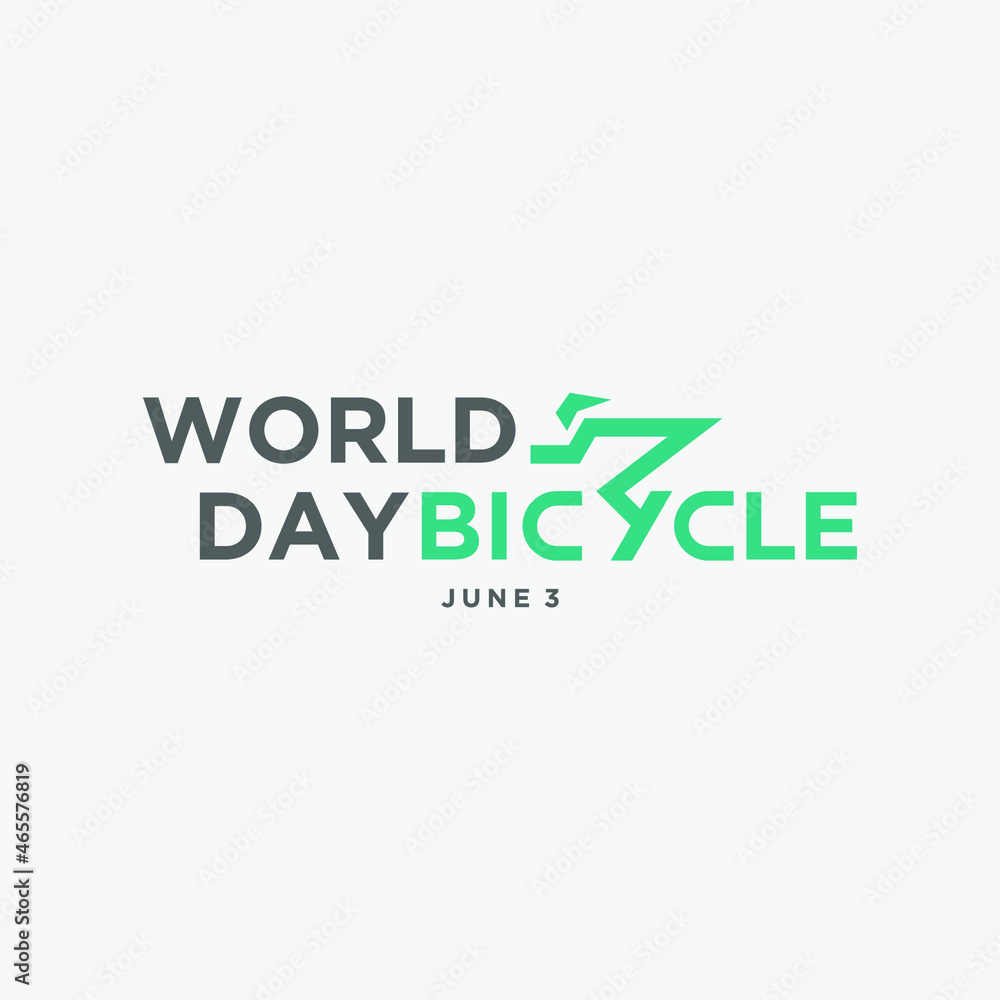 world bicycle day vector template world bicycle day vector template