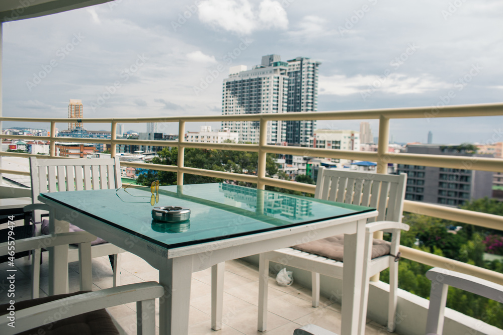 Fototapeta premium Balcony in Pattaya, Thailand