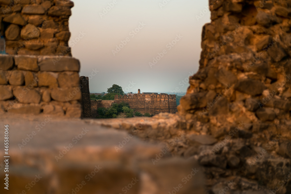 Rohtas fort architecture with beautiful nature