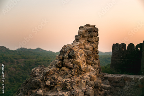 Rohtas fort architecture with beautiful nature