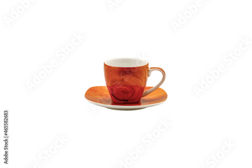Cup of free space and white background. 