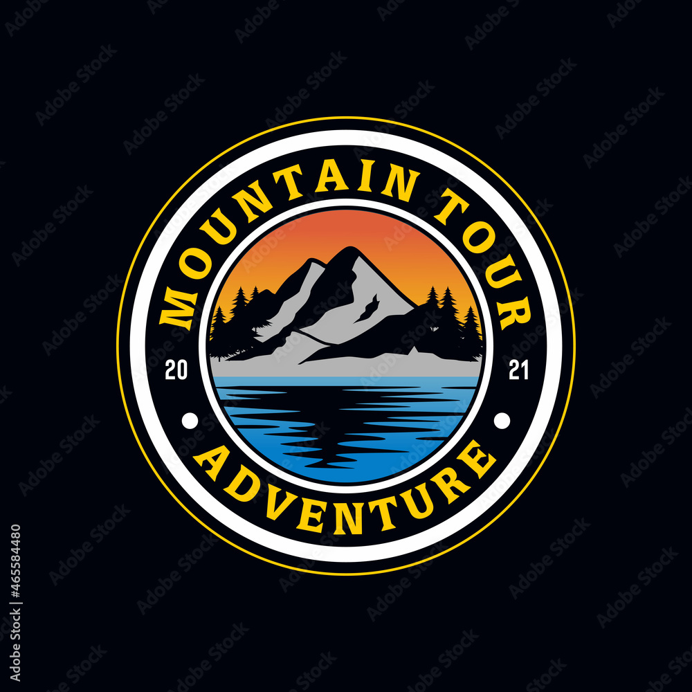 Mountain adventure logo Premium Vector Mountain adventure logo Premium Vector