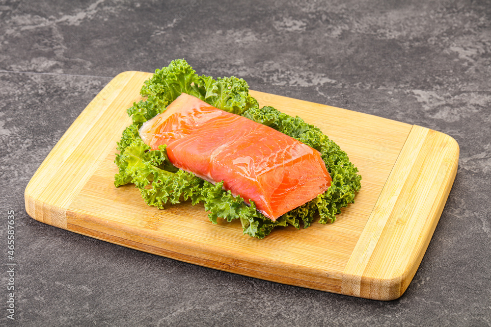 Salmon fillet slice for cooking Salmon fillet slice for cooking